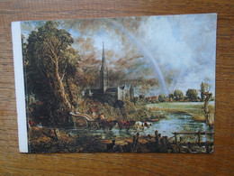 Carte Assez Rare , Royaume - Uni , Salisbury , John Contable , La Cathédrale De Salisbury Vue Des Prairies 1831 - Salisbury
