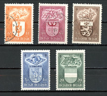BE   756 - 760    Obl.   ---   Armoiries Et Industries  --  Impeccables... - Used Stamps