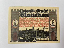 Allemagne Notgeld Glauchau 1/2 Mark - Collections