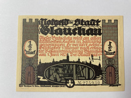 Allemagne Notgeld Glauchau 1/2 Mark - Collections