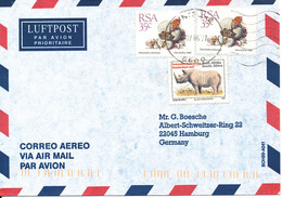 South Africa Air Mail Cover Sent To Germany 27-6-1997 - Luchtpost