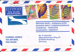South Africa Air Mail Cover Sent To Germany 29-4-2001 FISH And BIRD - Posta Aerea