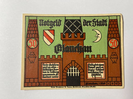 Allemagne Notgeld Glauchau 50 Pfennig - Collections