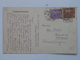 85 Tunisie Postes RF 25c 20c 1924 Tunis Panorama Et Le Forte De Sidi-Ben-Hassen LL - Cartas & Documentos