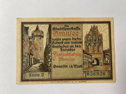 Allemagne Notgeld Gransee 75 Pfennig - Collections