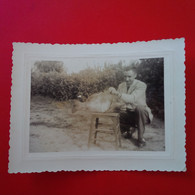 PHOTO POISSON PAGEOT PRIS SUR LA PLAGE 1956 - Autres & Non Classés