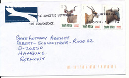 South Africa Air Mail Cover Sent To Germany 12-10-2000 Animals - Poste Aérienne