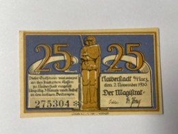Allemagne Notgeld Halberstadt 25 Pfennig - Collections