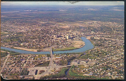 °°° 25396 - USA - AK - FAIRBANKS - AN AERIAL VIEW - 1984 With Stamps  °°° - Fairbanks