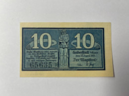 Allemagne Notgeld Halberstadt 10 Pfennig - Collections