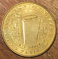 75015 PARIS TOUR MONTPARNASSE MDP 2013 MÉDAILLE SOUVENIR MONNAIE DE PARIS JETON TOURISTIQUE MEDALS COINS TOKENS - 2013