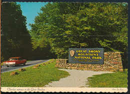 °°° 25407 - USA - CHARLOTTE - CHEROKEE ENTRANCE TO THE GREAT SMOKIES - 1972 With Stamps °°° - Charlotte