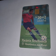 Peru-(PE-TLF-CHP-0038)-solano1-(s/.20+2 Soles/gratis)(71)(7/98)(tirage-50.000)-used Card+1cars Prepiad,free - Perú