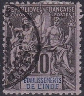 CF-IN-01 – FRENCH COLONIES – INDIA – 1892 – SG # 5 USED 4,20 € - Usati