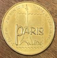 75015 PARIS SALON PHILEX MDP 2018 MÉDAILLE SOUVENIR MONNAIE DE PARIS JETON TOURISTIQUE MEDALS COINS TOKENS - 2018