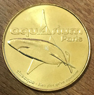 75016 AQUARIUM DE PARIS REQUIN MDP 2015 MÉDAILLE SOUVENIR MONNAIE DE PARIS JETON TOURISTIQUE TOKENS MEDALS COIN - 2015