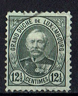 Luxemburg 1891 // Mi. 58 O // Freimarken // Großherzog Adolphe - 1891 Adolphe Frontansicht