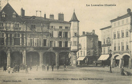 / CPA FRANCE 54 "Pont à Mousson, Place Duroc, Maison Des Sept Pêchés Capitaux" - Pont A Mousson