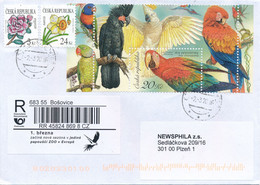 Czech Rep. / Comm. R-label (2020/08) Bosovice: New Season - The Only Parrot Zoo In Europe (parrot) (X0817) - Brieven En Documenten