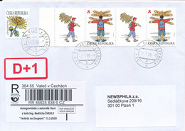 Czech Rep. / Comm. R-label (2020/10) Valec: Author's Book Ing. Bohumil Svehla "Then At Doupov" (X0838) - Storia Postale