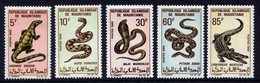 MAURITANIE Année 1969 N° 263 à 267 - Reptiles Et Sauriens - Snakes