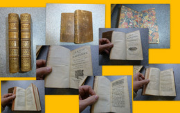MARIVAUX La Vie De Marianne, Londres 1736 Edition Originale, TRES RARE (2 Tomes) Relié Dos Cuir ; SOL02 - 1801-1900