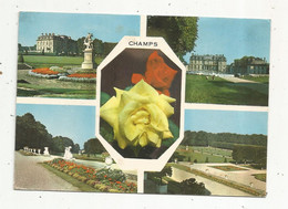 JC , G , Cp , 77 , CHAMPS SUR MARNE , Divers Aspects Du Château , Multi Vues , Voyagée 1989 - Autres & Non Classés