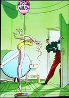 ► Illustration Fernand  ZACOT - RÉGIME SANTE Balance  Femme Médecine Douce - Health