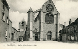 CHARTRES EGLISE SAINT AIGNAN - Chartres