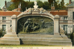 CHARTRES PLACE ET MONUMENT PASTEUR - Chartres