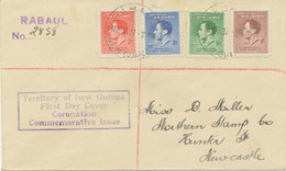 NEW GUINEA 1937 18th May Coronation Of King George VI And Queen Elizabeth R-FDC - Papua-Neuguinea