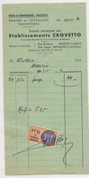 TIMBRES FISCAUX DE MONACO SERIE UNIFIEE  N°44  0NF10 ORANGE Sur DOCUMENT DE 1969 - Revenue