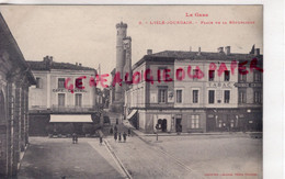32 - L' ISLE JOURDAIN- PLACE DE LA REPUBLIQUE  GERS - CAFE CENTRAL -EPICERIE PARISIENNE ALBERT POUS -TABAC -PHARMACIE - Other & Unclassified