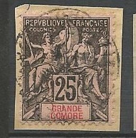 GRANDE COMORE  SUR FRAGMENT N° 8 OBL - Used Stamps