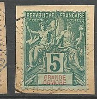 GRANDE COMORE  SUR FRAGMENT N° 4 OBL - Used Stamps