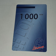 Delcampe - BENIN-(BJ-LIB-REF-004)-blue Phone-(4)-(1000fcfa)-(101-3974-4840-367)-used Card+1card Prepiad Free - Benin