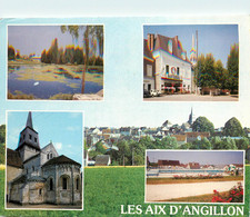 CPSM Les Aix D'Angillon-Multivues     L404 - Les Aix-d'Angillon