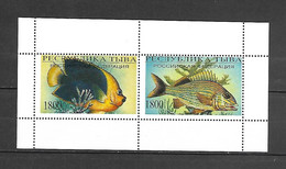 Tuva Fishes MS #2 MNH (DMS09) - Fishes