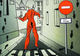 ► Illustration Fernand ZACOT - HOMME Humour - Rue Pietonne - Zacot, Fernand
