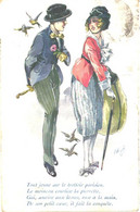A.Wuyts:Man And Lady, Birds, Pre 1926 - Wuyts