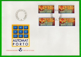 1992 Schweden Sweden ATM 2 / Offizieller FDC 17.12.1992 / Klüssendorf Automatenmarken Frama Distributeur Automatici - Machine Labels [ATM]