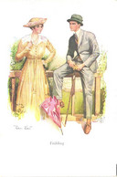 Hans Leu:Frühling, Man And Lady, Sunshade, Pre 1940 - Leu, Hans