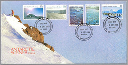 ESCENAS ANTARTICAS. ANTARTIC SCENES. MAWSON. FDC 1985 - FDC