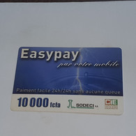 BENIN-(BJ-PRE-?)-EASYPAY-(36)-(10.000fcfa)-(cod Inclosed-new)-mint Card+1card Prepiad Free - Benin