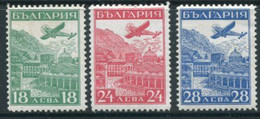 BULGARIA 1932 Airmail Set Fine LHM / *.  Michel 249-51 - Neufs