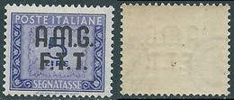 1947-49 TRIESTE A SEGNATASSE 5 LIRE MNH ** - RE2 - Segnatasse