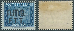 1947-49 TRIESTE A SEGNATASSE 10 LIRE MH * - RE2 - Impuestos