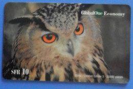 Switzerland Swiss Owl Bird Oiseaux Vogel Birds Owls Globalone Economy - Uilen