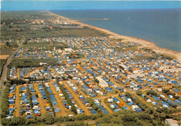 34-MARSEILLAN-PLAGE- VUE PAR AVION DE LA PLAGE ET LES CAMPINGS - Marseillan