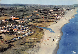 34-VIAS- FARINETTE-PLAGE- VUE AERIENNE LE CAMPING DES MURIERS ET LA PLAGE - Otros & Sin Clasificación